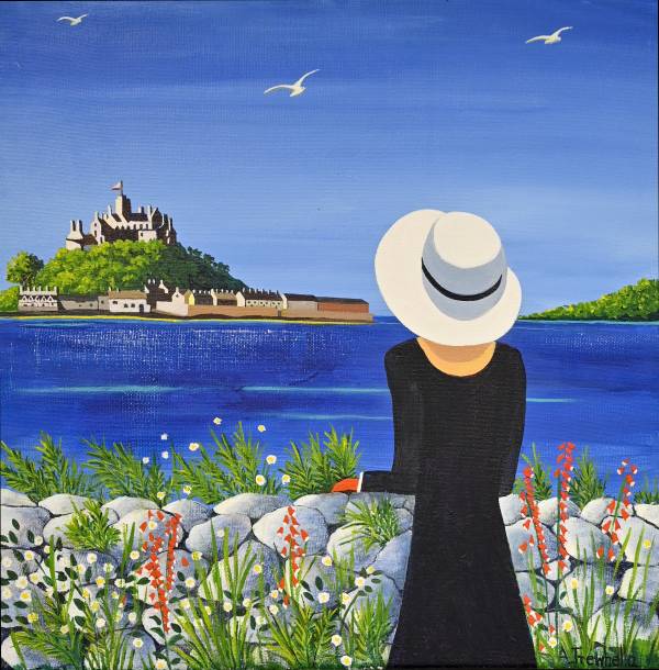- Acrylic on Canvas, Painting by Alicia Trewhella, measuring 40 x 40 cm (H x W) framed at 50 x 50 cm £550